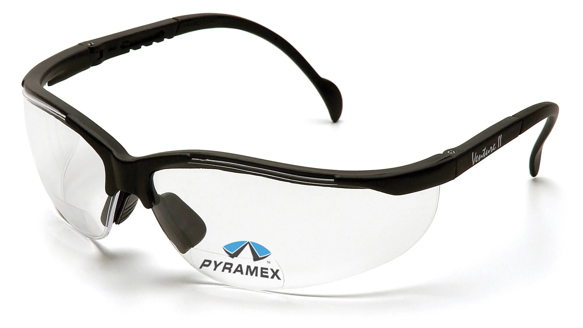 Pyramex SB1810R15T V2 Readers Black Safety Glasses W/ Clear   1.5 Anti-Fog Lens (6 each)