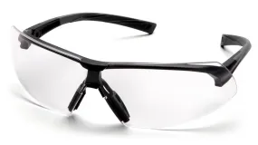 Pyramex SB4910S Onix™ Black Safety Glasses W/ Clear Lens (12 each)