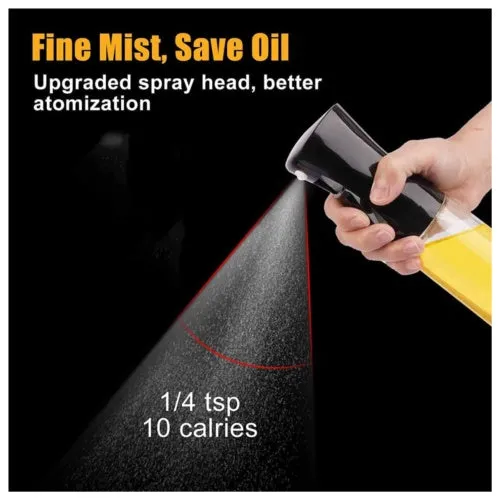 Refillable  Spray Bottle For Air Fryer Cooking Baking BBQ Olive Oil Sprayer