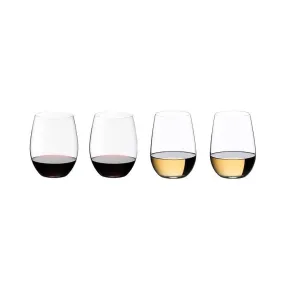 Riedel O Wine Tumbler Cabernet/Bordeaux (2 Glasses) & Viognier/Chardonnay (2 Glasses)