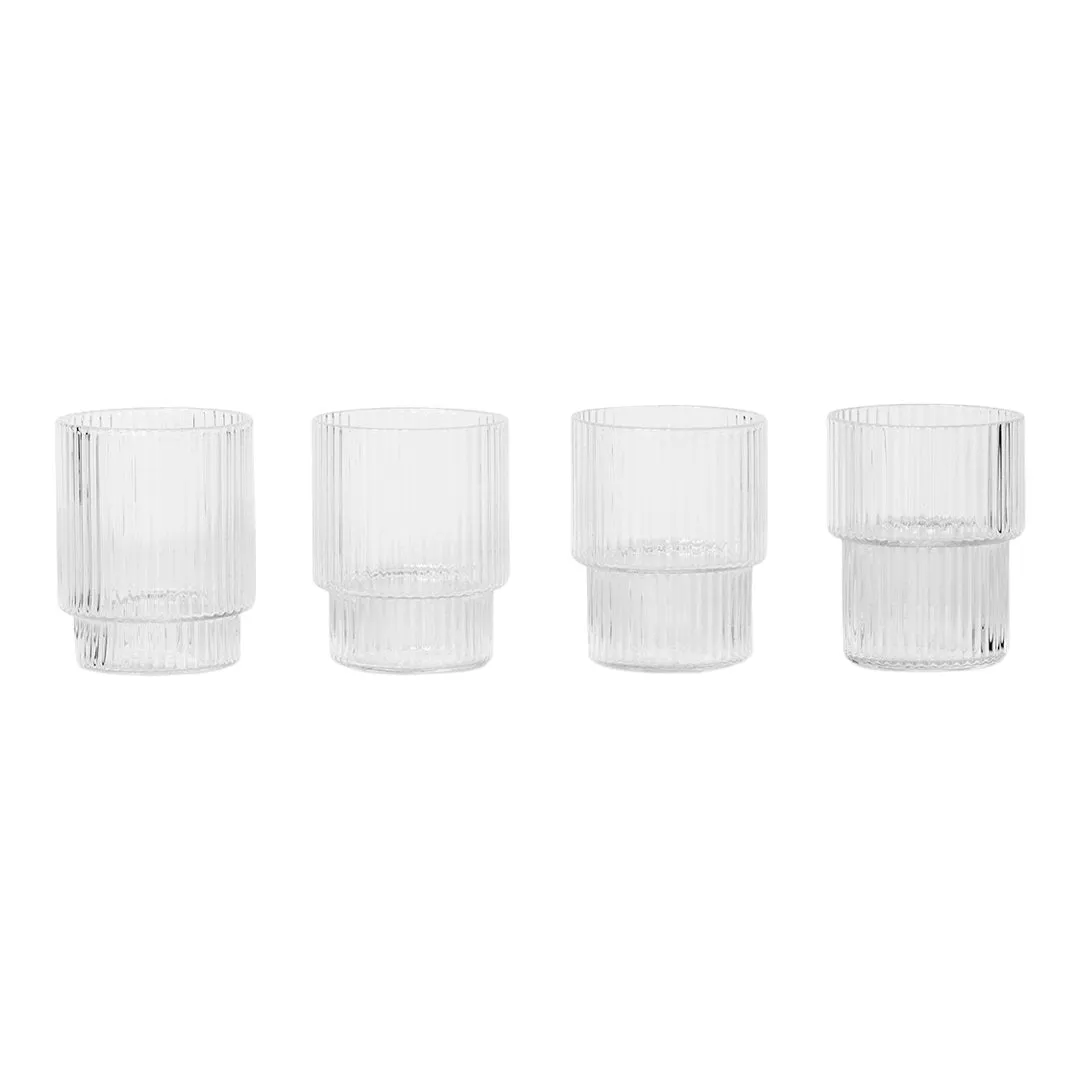 Ripple Small Glass - Set of 4