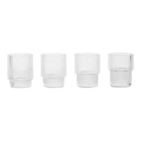 Ripple Small Glass - Set of 4