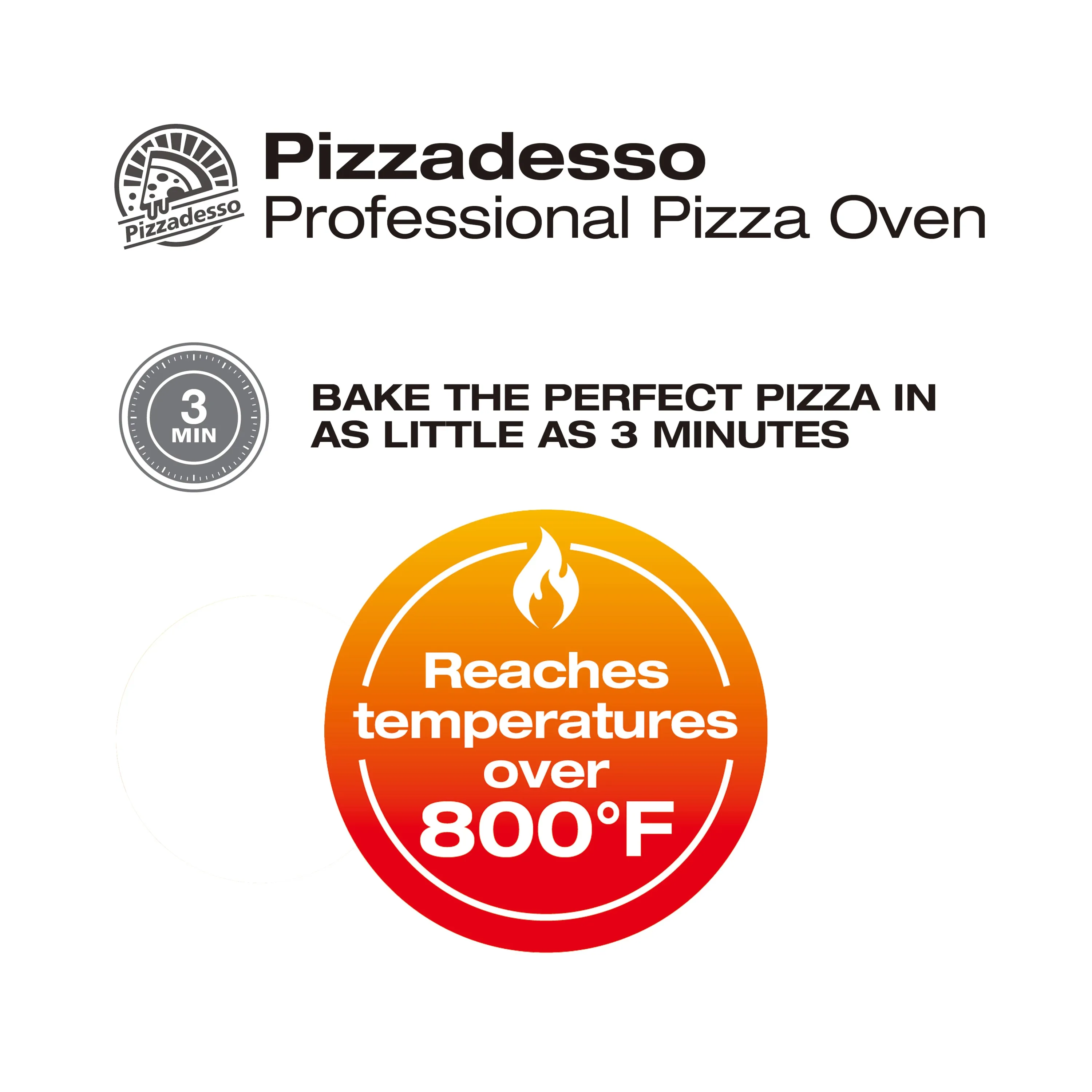 Salton Pizzadesso - Ultra High Heat Professional Pizza Oven and Air Fryer Combo