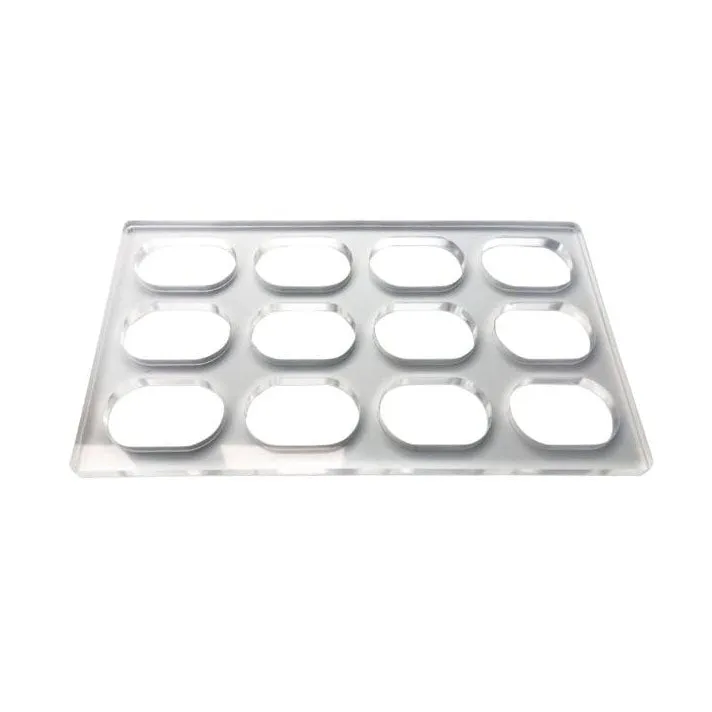 SANNENG Dacquoise Acrylic Cake Mould with 12 Indents