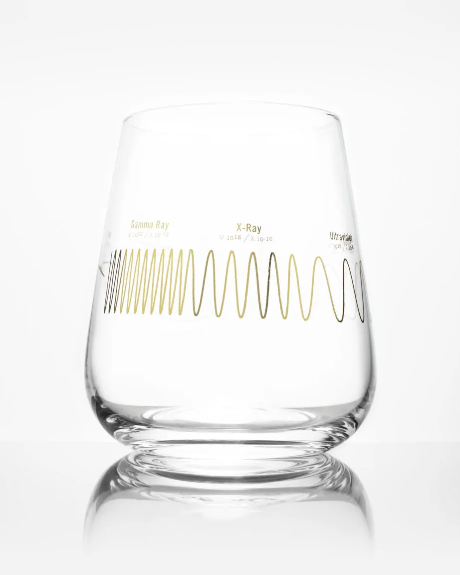 SECONDS: Electromagnetic Spectrum Wine Glass