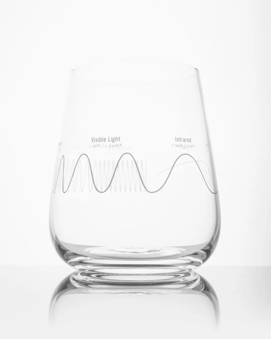 SECONDS: Electromagnetic Spectrum Wine Glass