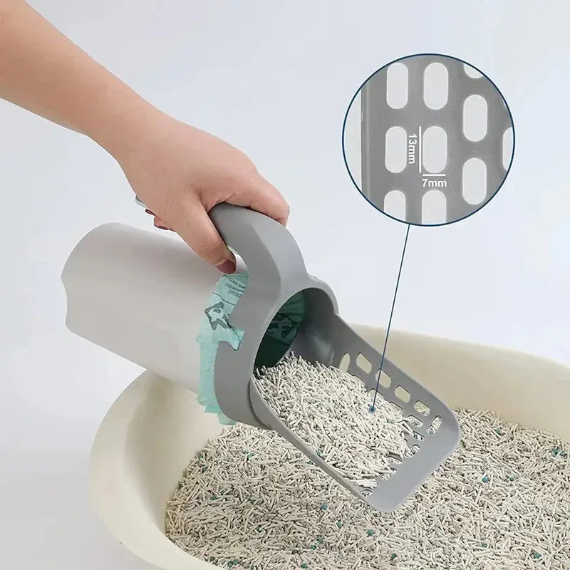 Self-Cleaning Cat Litter Scoop - Efficient Pet Filter & Litter Box Accessory | Buy Now!