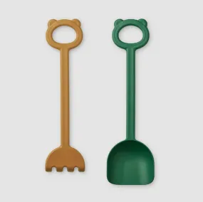 Shovel & Rake - Hilda - Garden Green / Golden Caramel