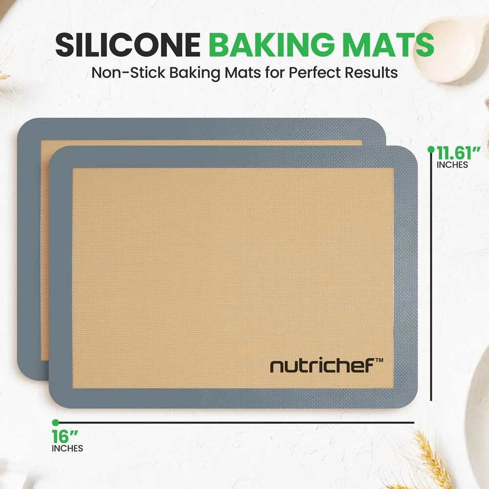 Silicone Baking Sheet - Reusable, Easy & Convenient, Nonstick Matt Used For Oven - (Grey)