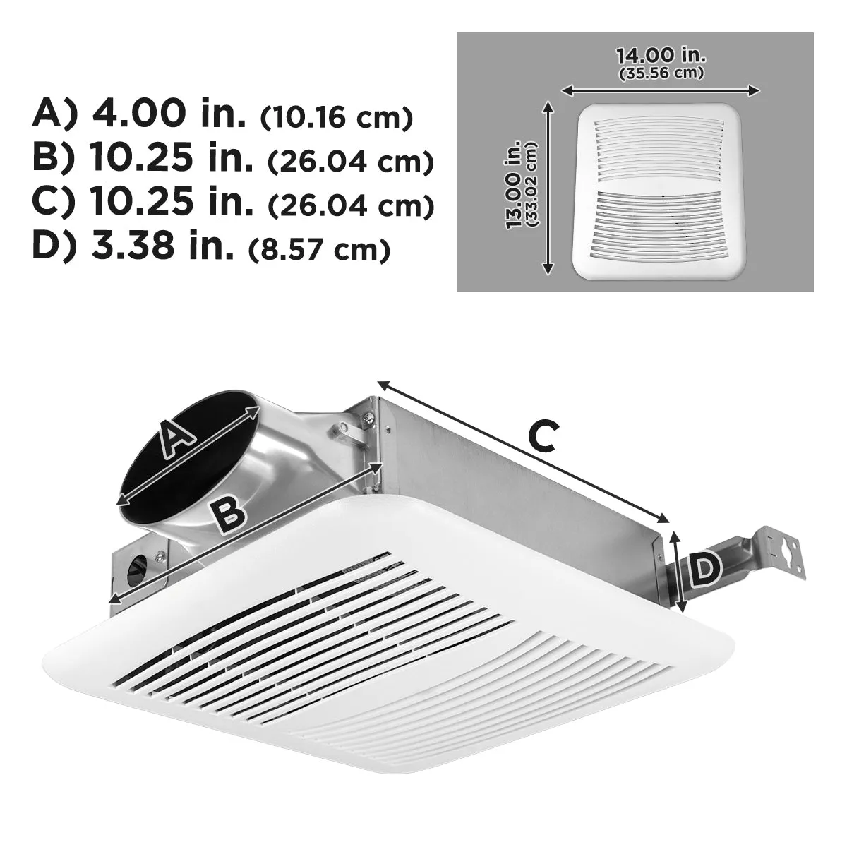 Slim Line Series Ceiling/Wall Exhaust Bath Fans