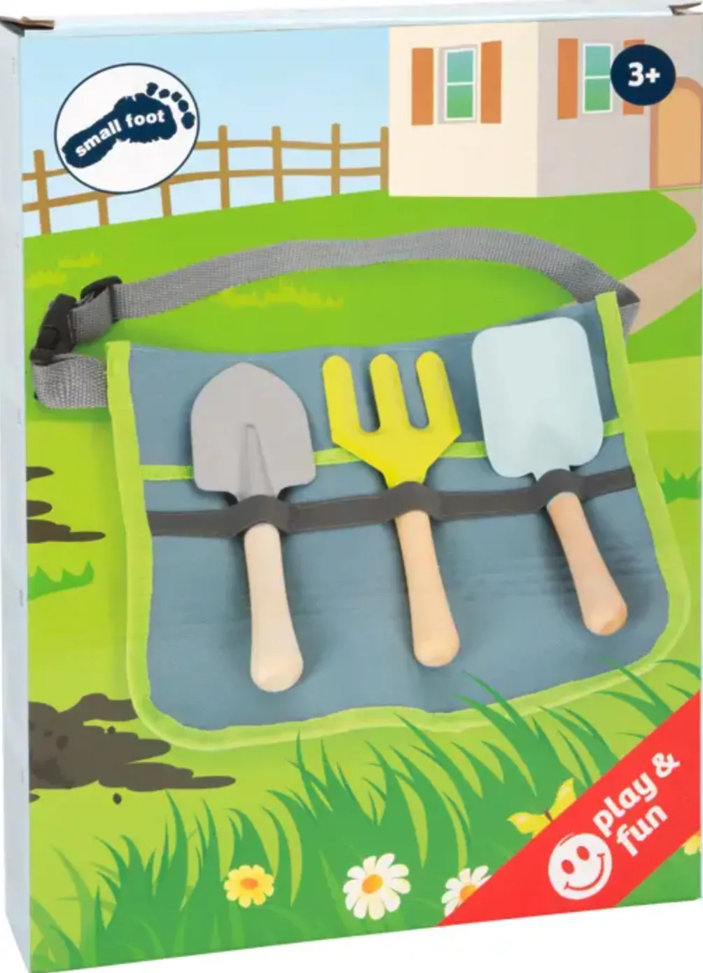 Small Foot Wooden Toys Gardening Toolbelt 3 Piece Set