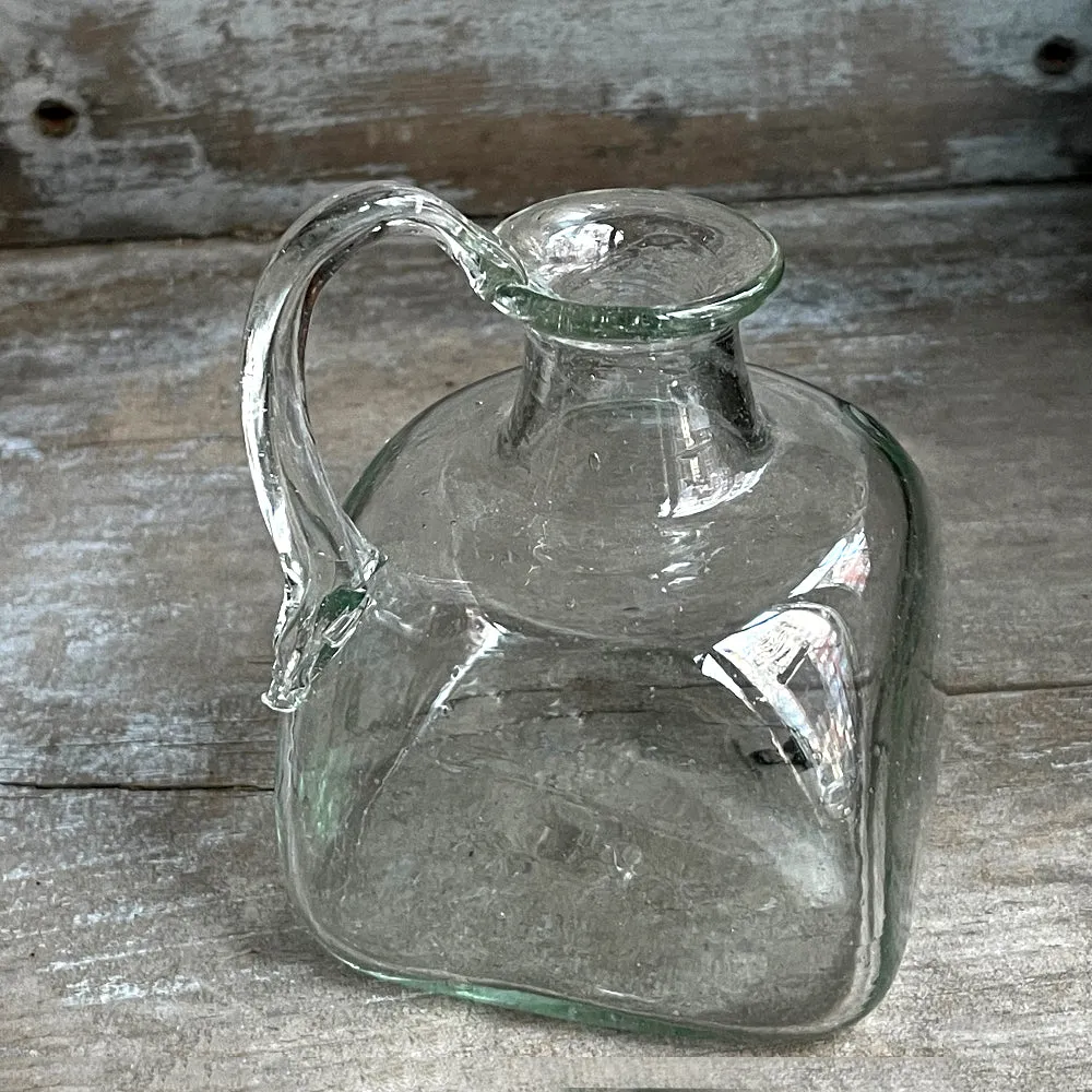 Square Bagno Vase With a Handle