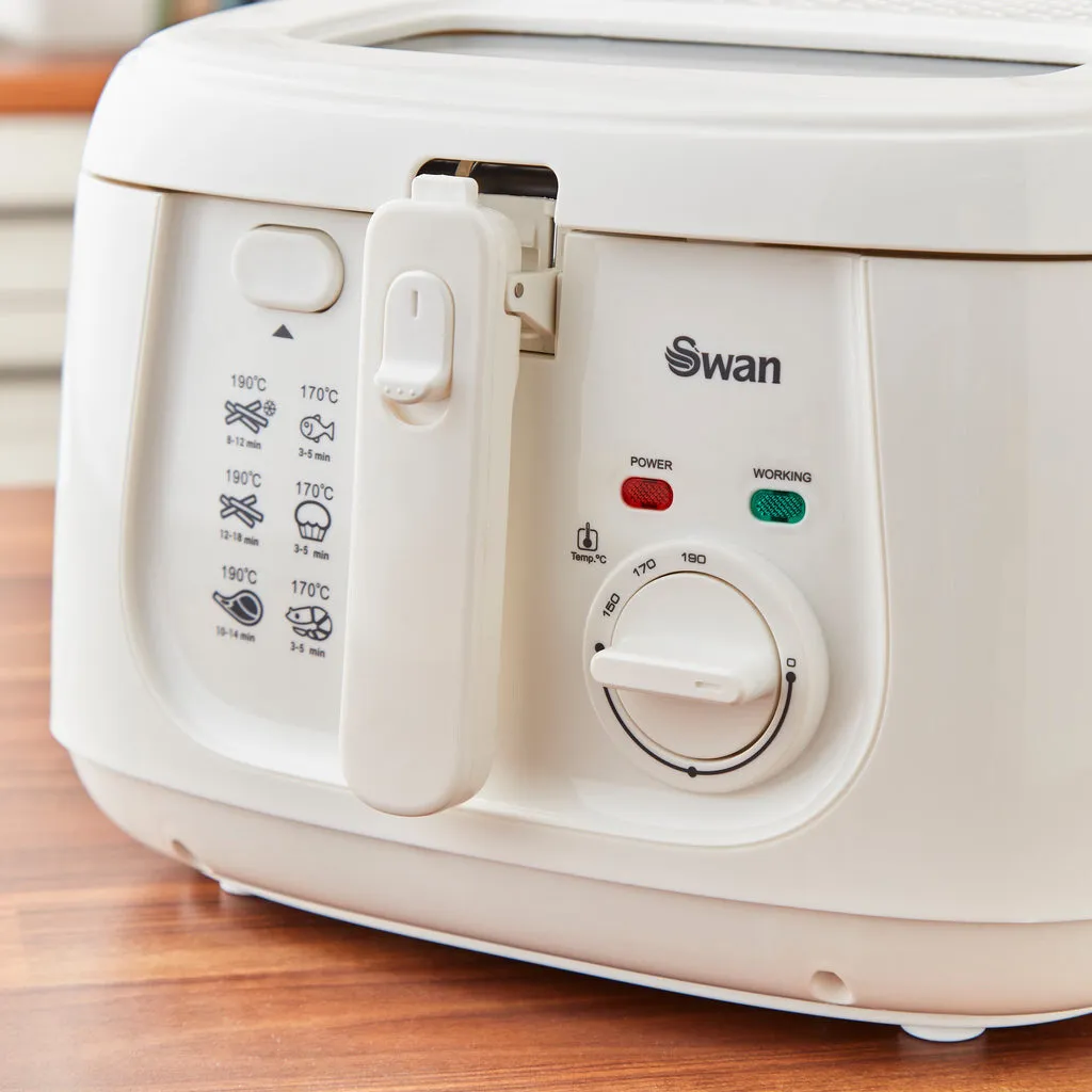 Swan 2.5L Square White Fryer