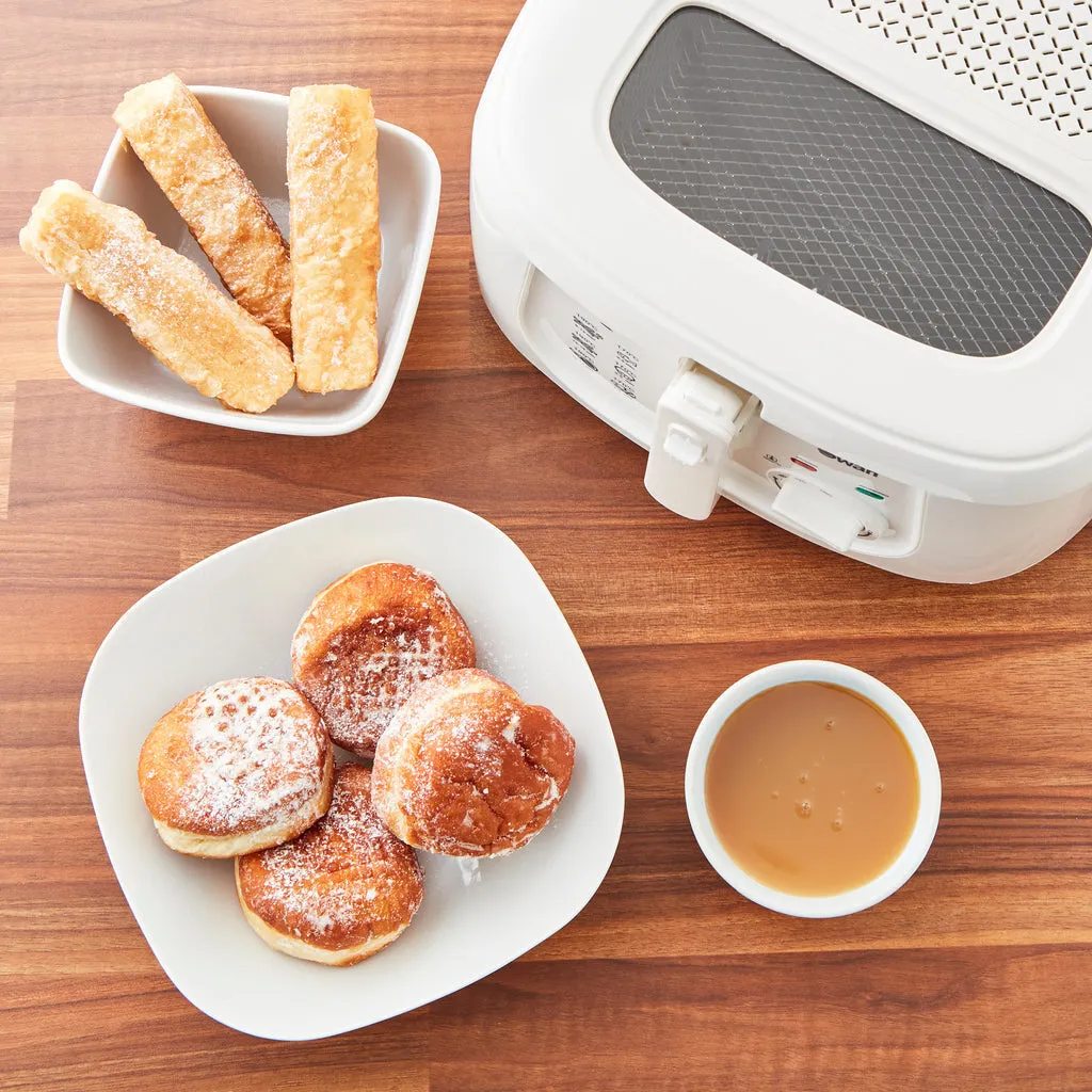 Swan 2.5L Square White Fryer