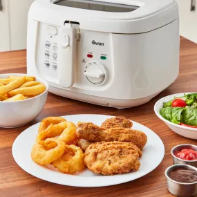 Swan 2.5L Square White Fryer