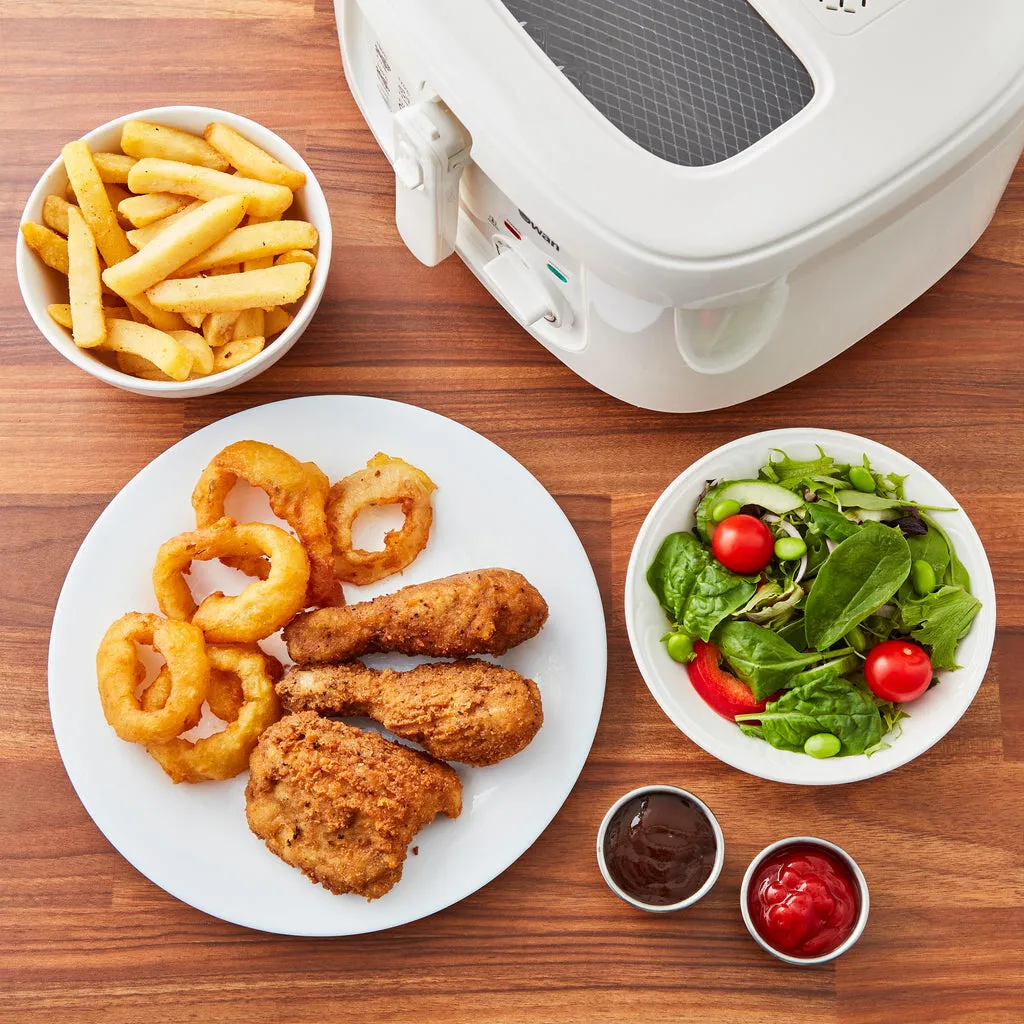 Swan 2.5L Square White Fryer