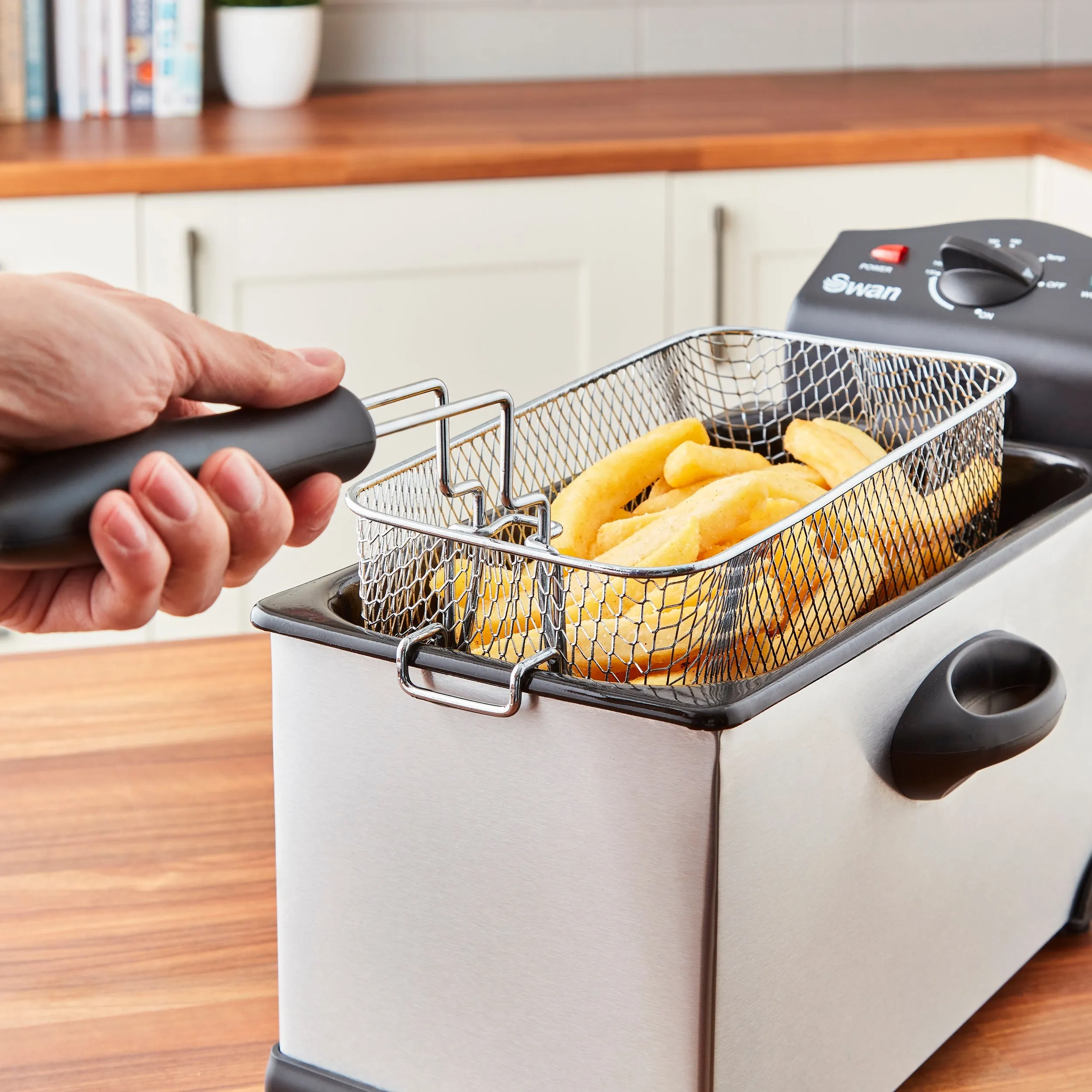 Swan 3 Litre SS Fryer with Viewing Window