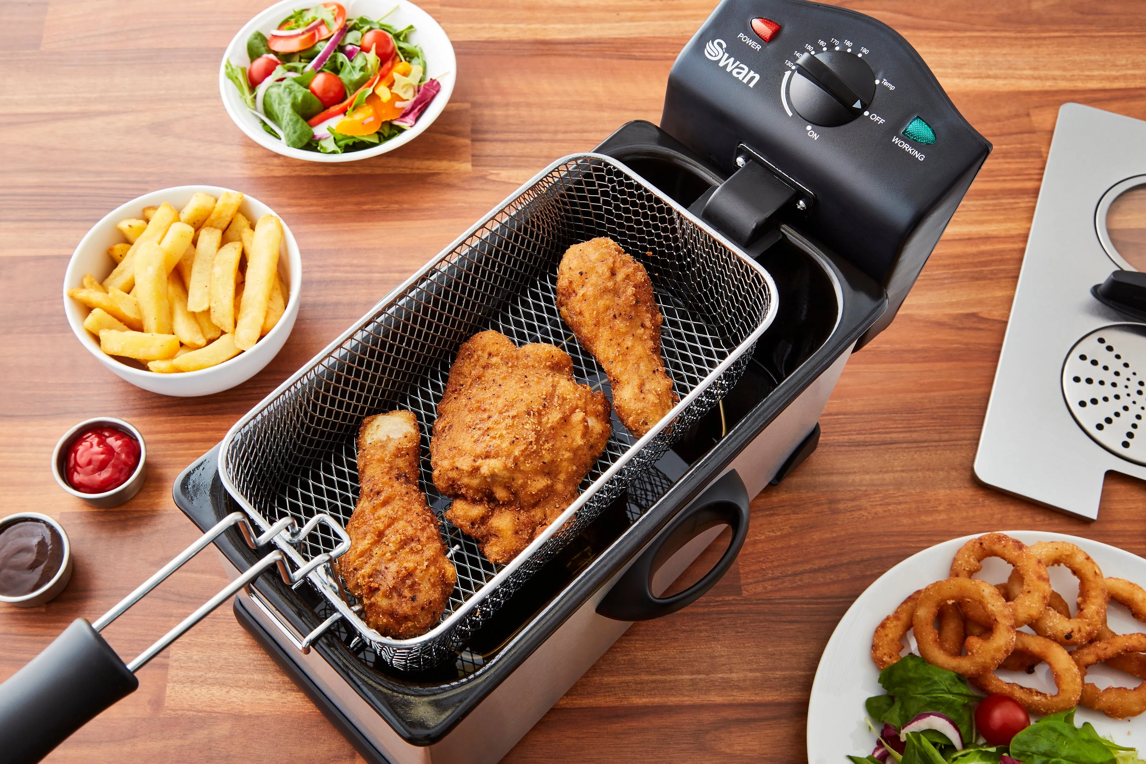 Swan 3 Litre SS Fryer with Viewing Window