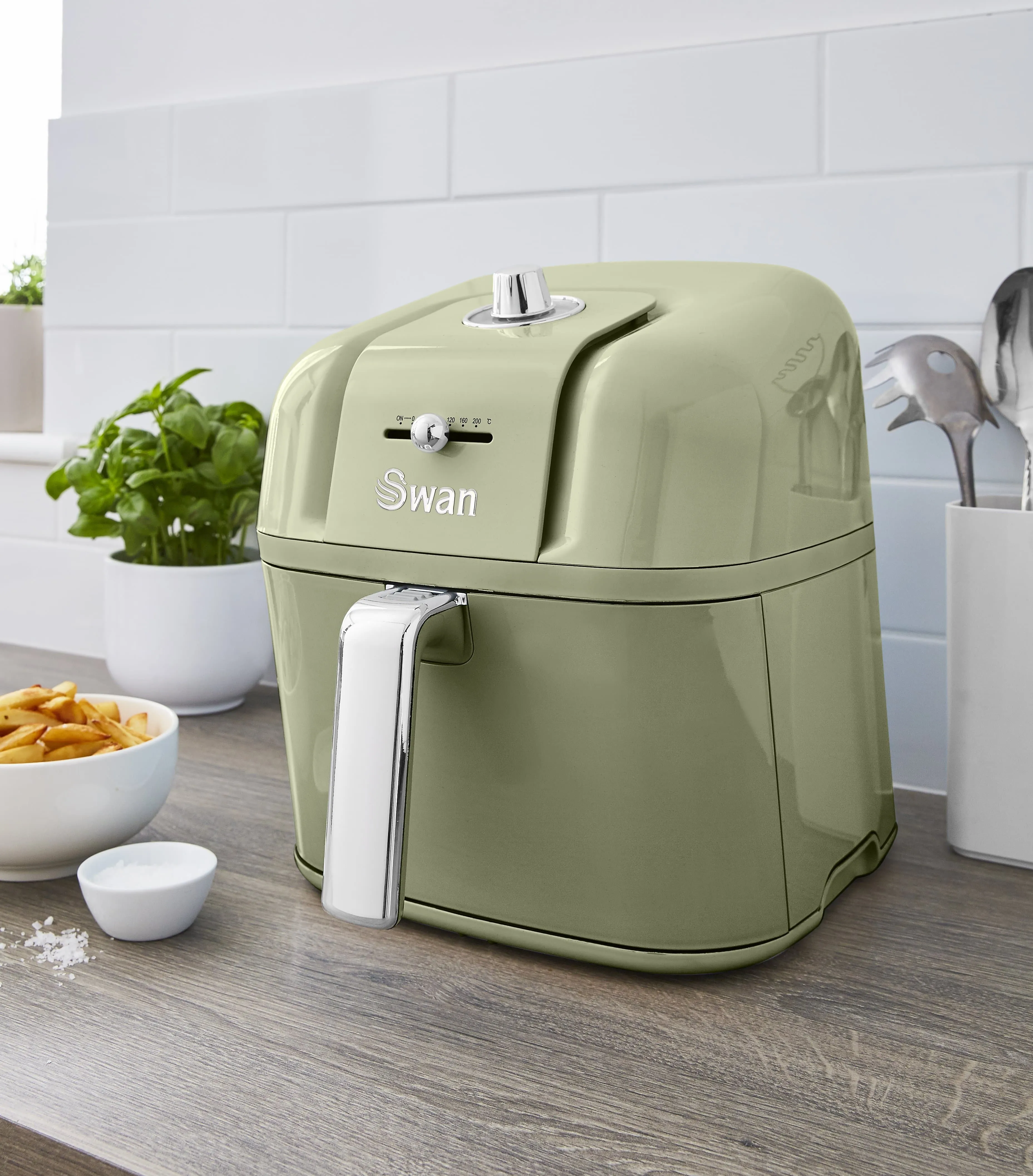 Swan Retro Manual Air Fryer