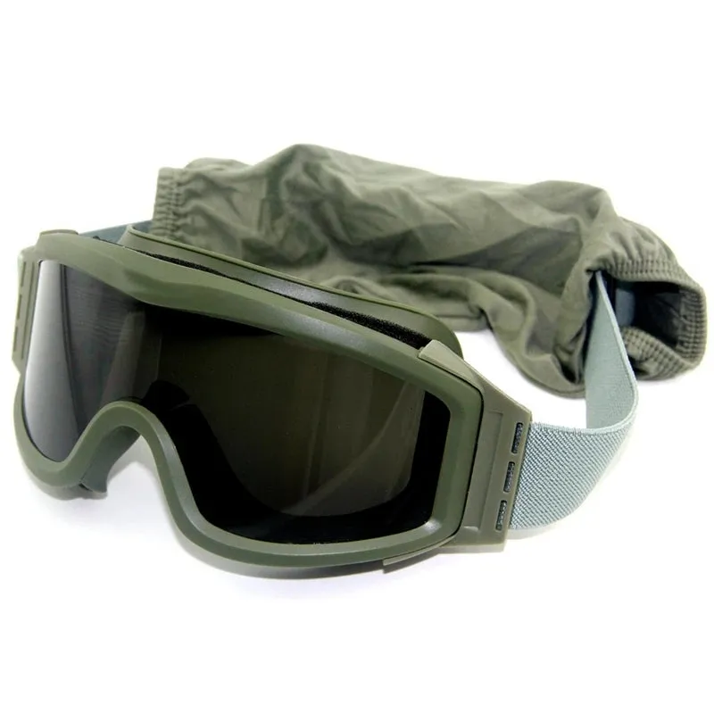 Tactical Goggles Interchangeable Windproof Safety Glasses