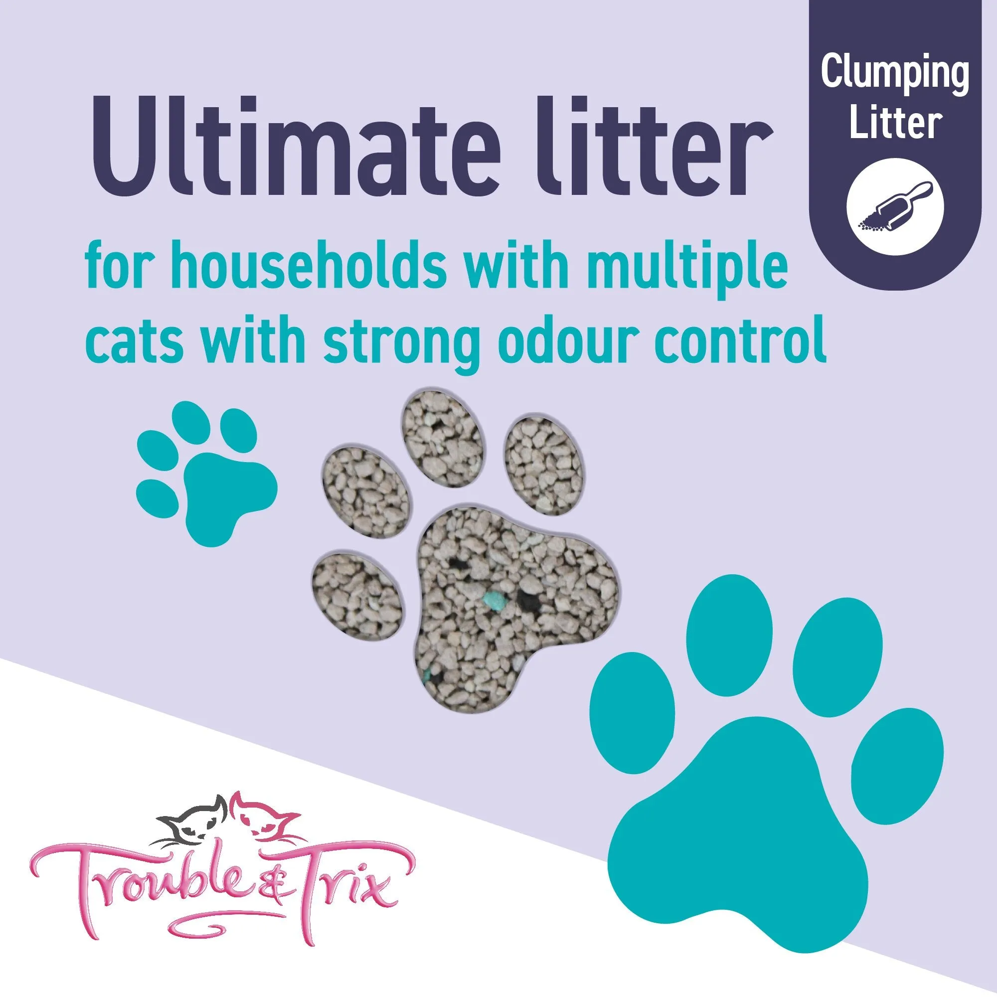 Trouble and Trix Ultra-Scoop Superior Odour Control Cat Litter 10L/10kg