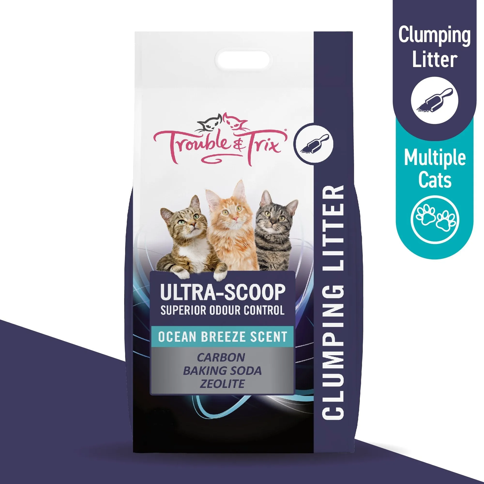 Trouble and Trix Ultra-Scoop Superior Odour Control Cat Litter 10L/10kg