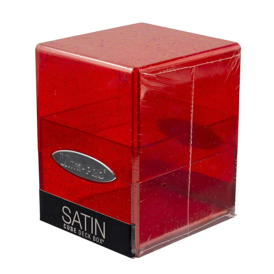 Ultra Pro: Boxes - Satin Cube Glitter Red