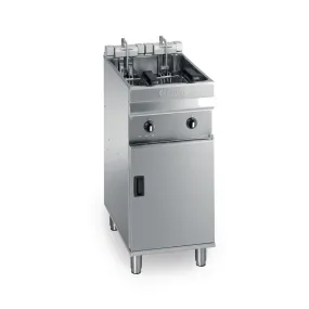 Valentine Single Tank Twin Basket Free Standing Electric Fryer Evo 400