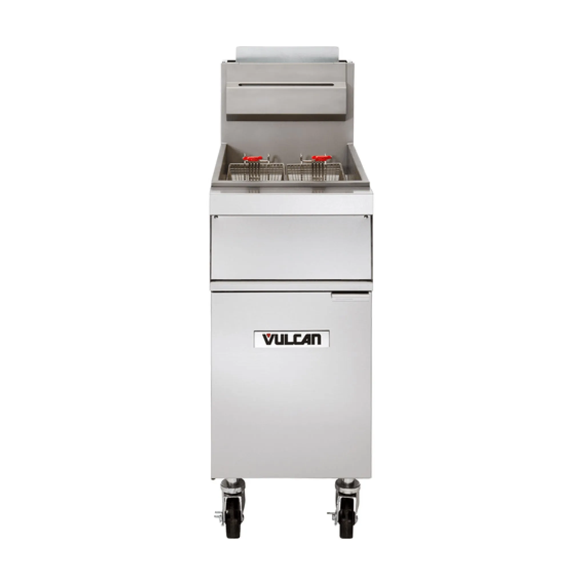 Vulcan 1GR65M-2C 65-70 Lb. Liquid Propane Floor Fryer - 150,000 BTU