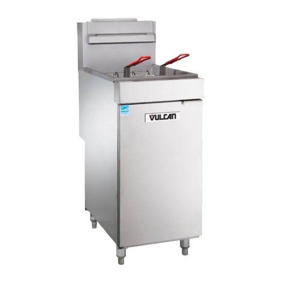 Vulcan 1VEG35M Floor Fryer, Natural Gas, 35-40 lb. cap.