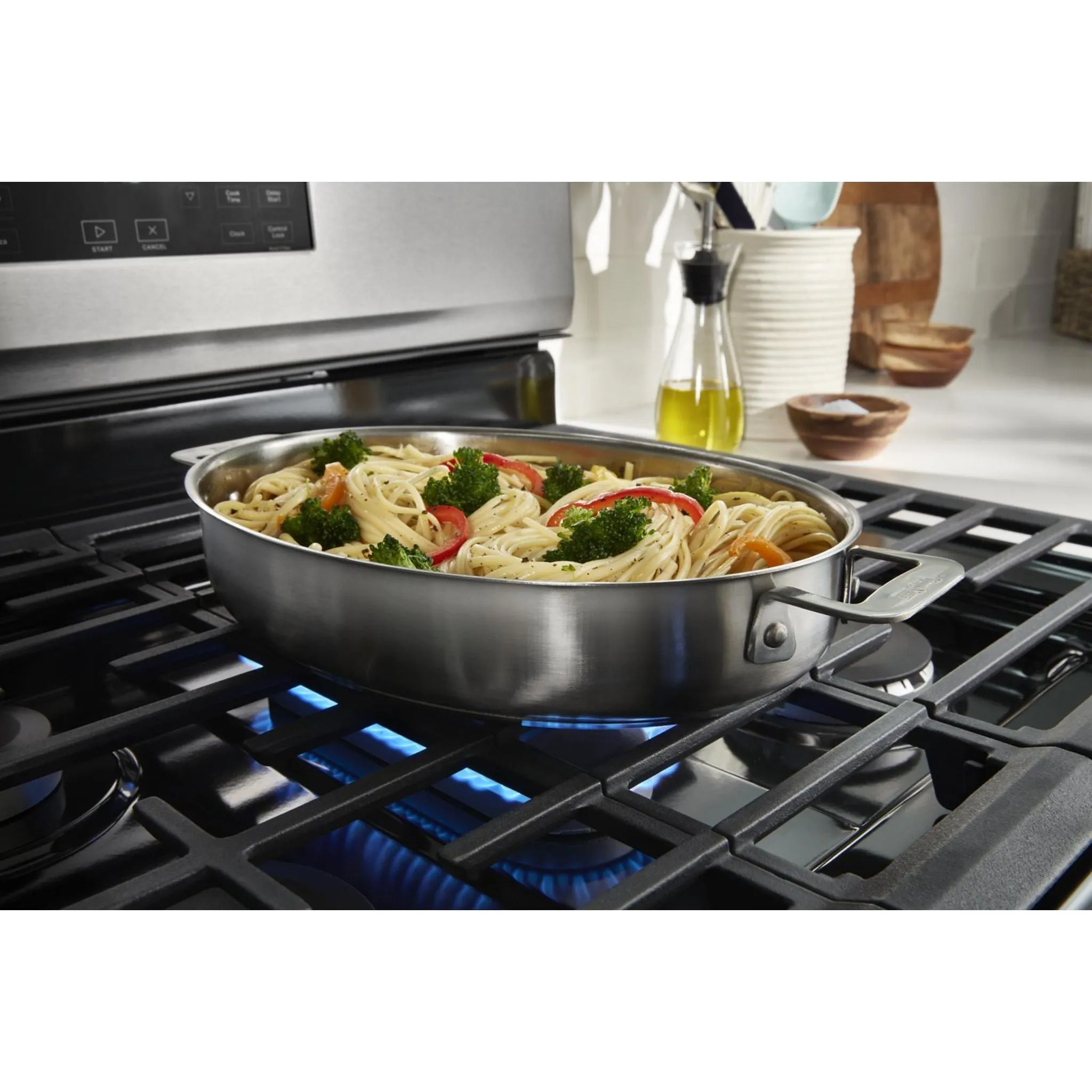 Whirlpool 30" Gas Range (WFG550S0LB) - Black