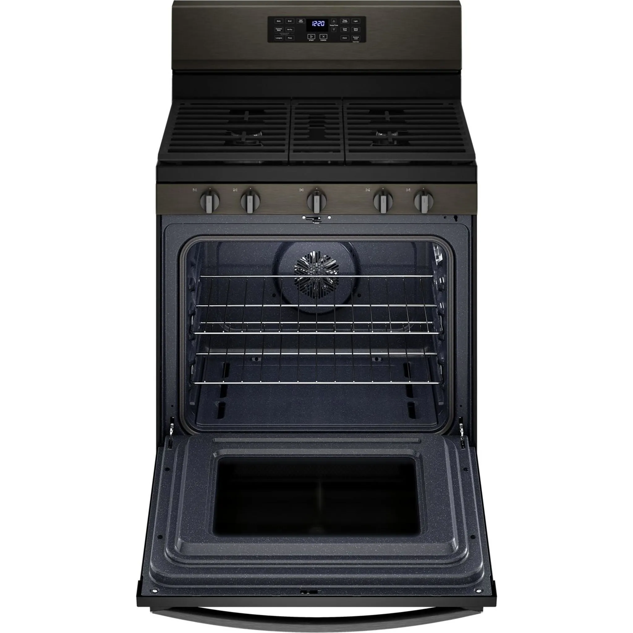 Whirlpool 30" Gas Range (WFG550S0LV) - Black Stainless