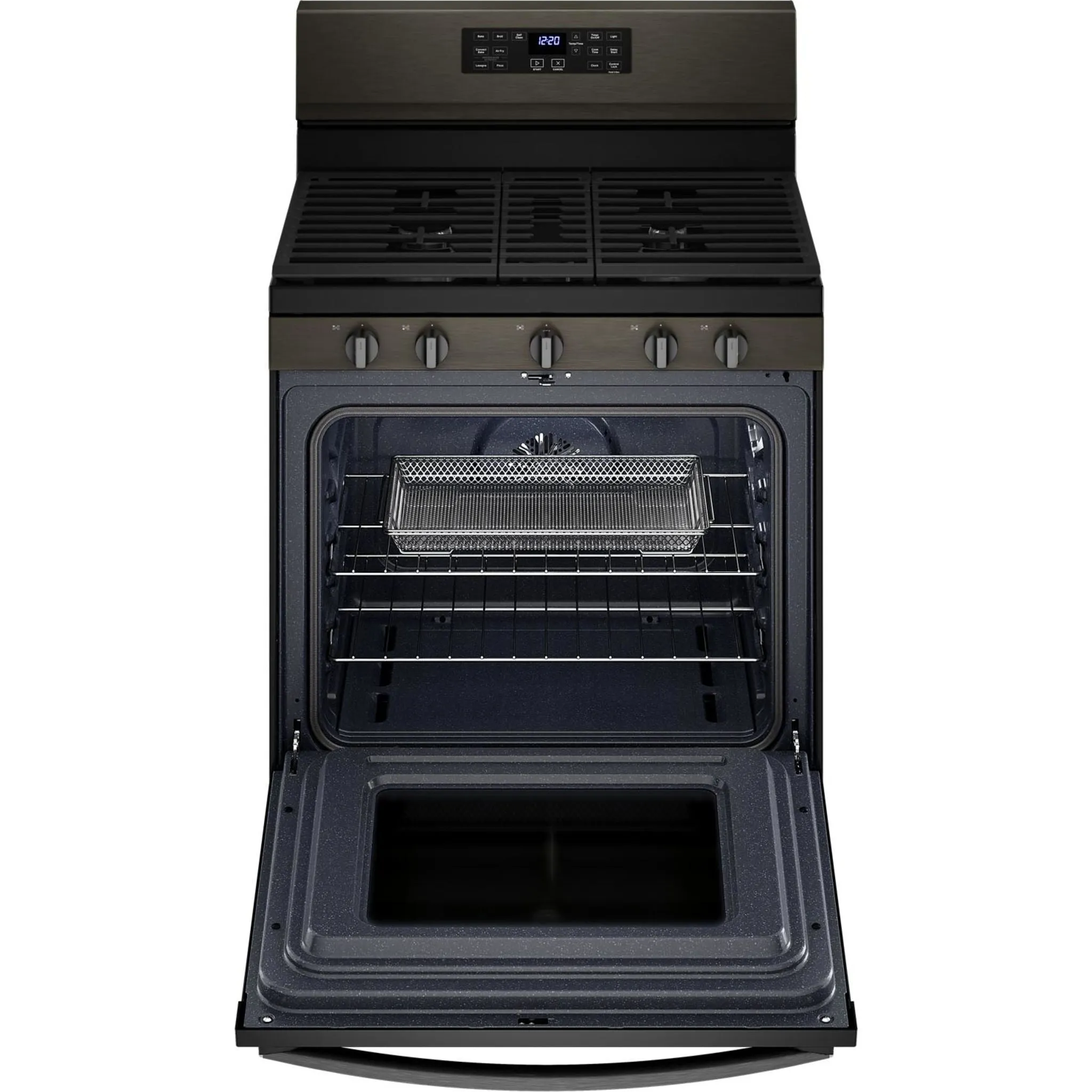 Whirlpool 30" Gas Range (WFG550S0LV) - Black Stainless