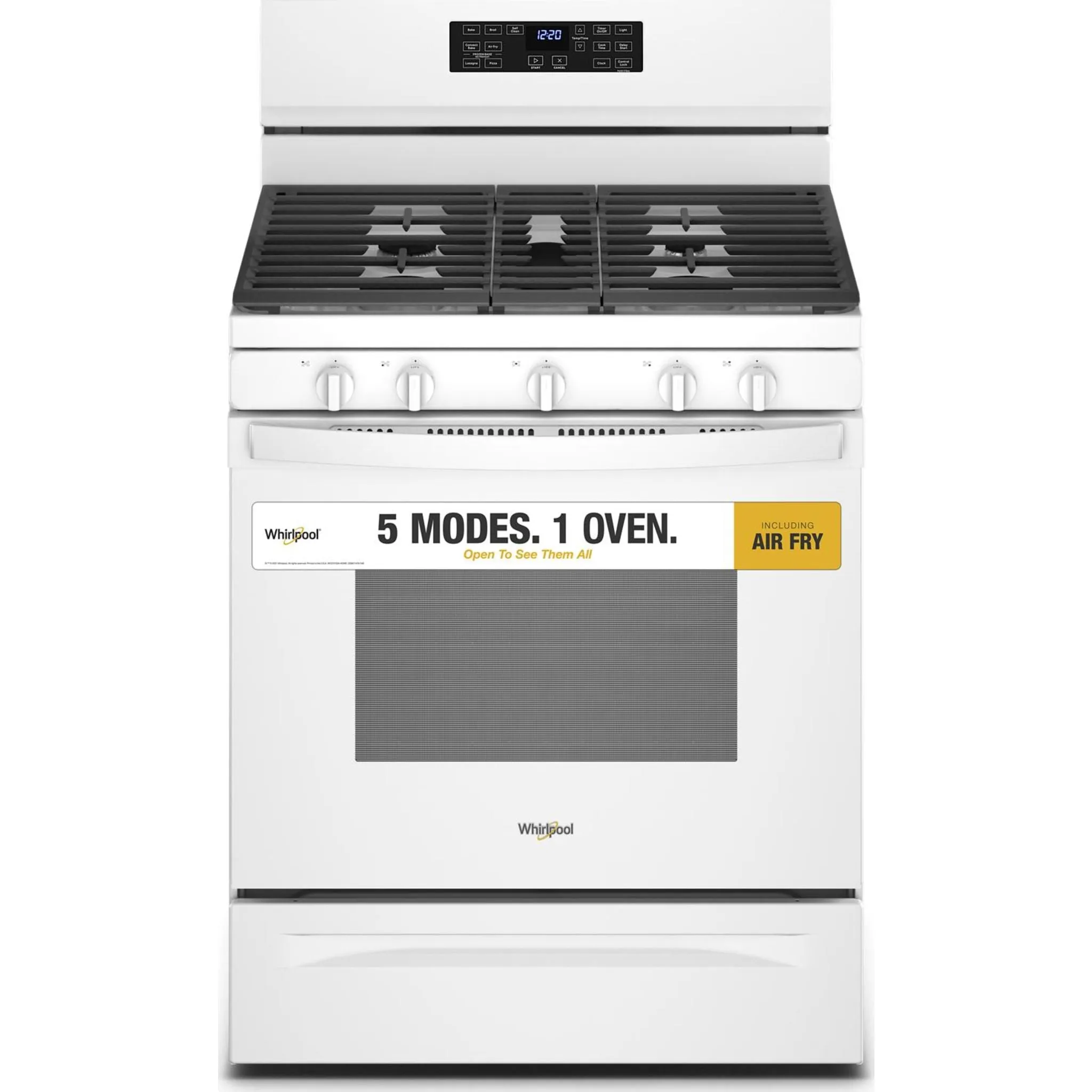 Whirlpool 30" Gas Range (WFG550S0LW) - White