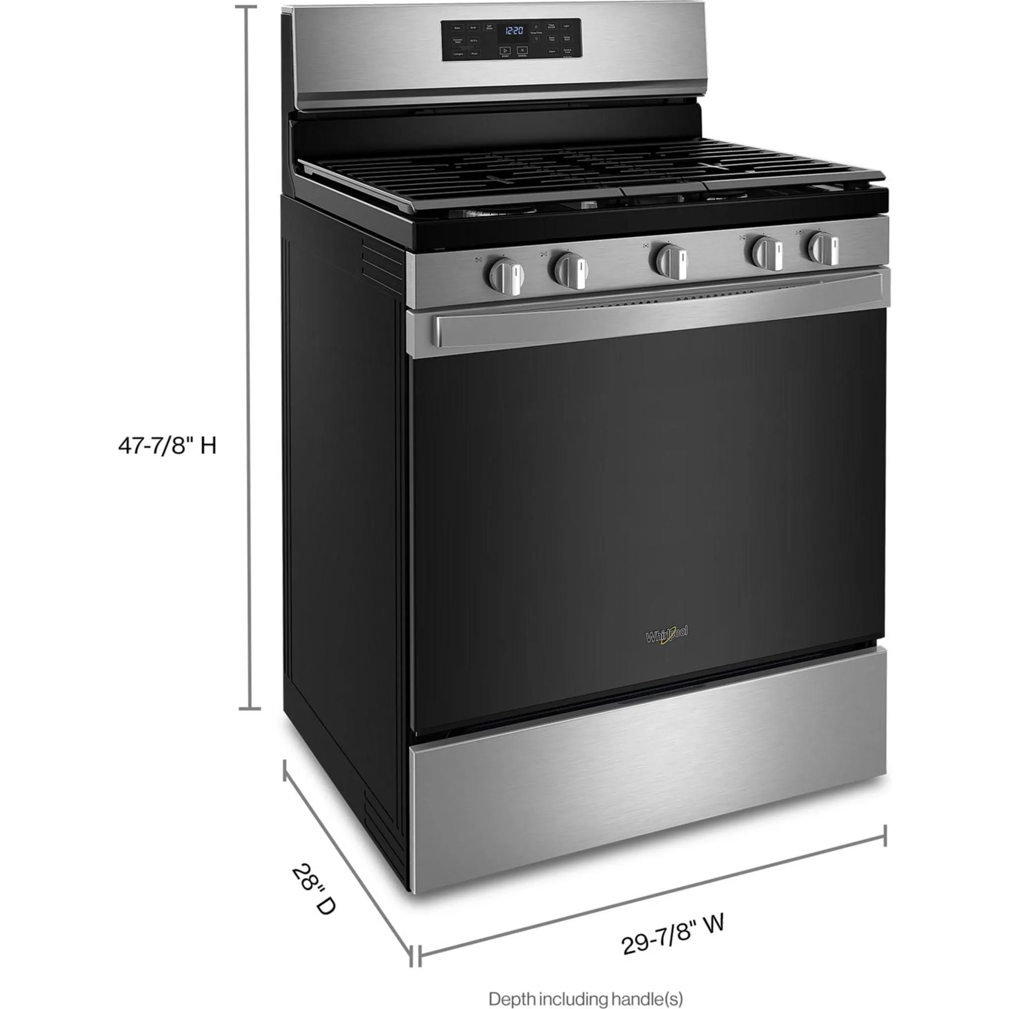 Whirlpool Gas Range (WFG550S0LZ) - Stainless Steel