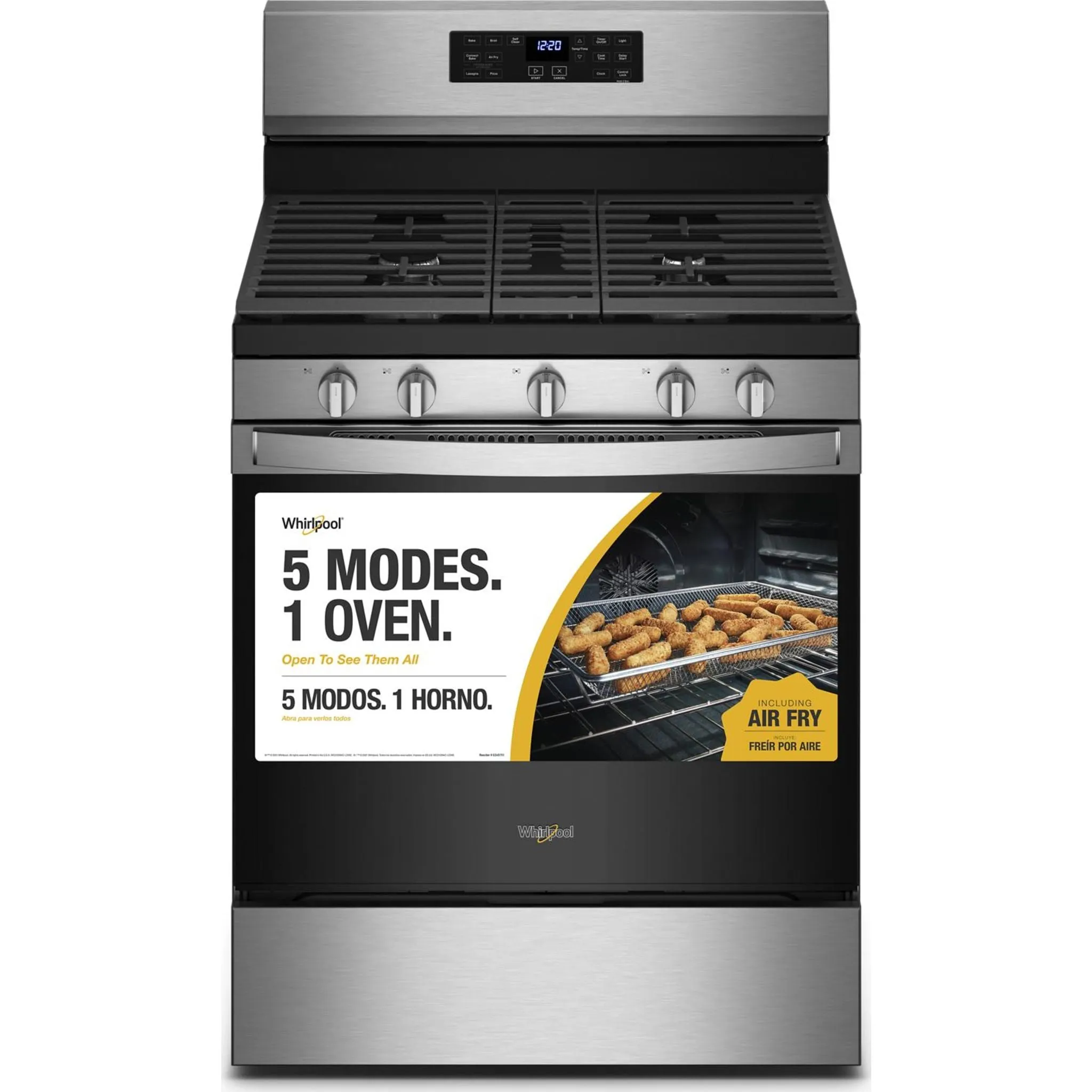 Whirlpool Gas Range (WFG550S0LZ) - Stainless Steel