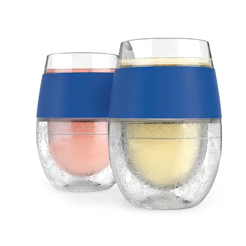 Wine FREEZE™ Cooling Cups in Blue (set of 2) by HOST®