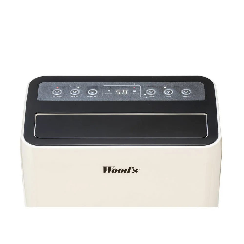 Woods MRD20GW 20L Dehumidifier with WiFi White