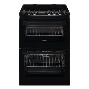 Zanussi 60cm Ceramic Electric Cooker - Black | ZCV69360BA