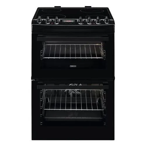 Zanussi 60cm Ceramic Electric Cooker - Black | ZCV69360BA