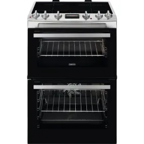 Zanussi 60CM Freestanding Electric Cooker with Induction Hob - Stainless Steel | ZCI66280XA