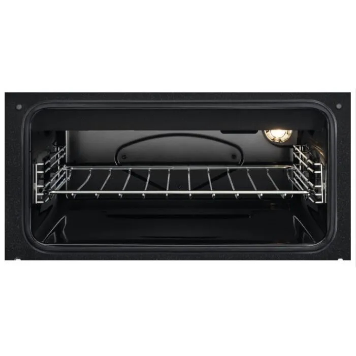 Zanussi ZCI66080BA Induction Electric Cooker with Double Oven, Black, A Rated