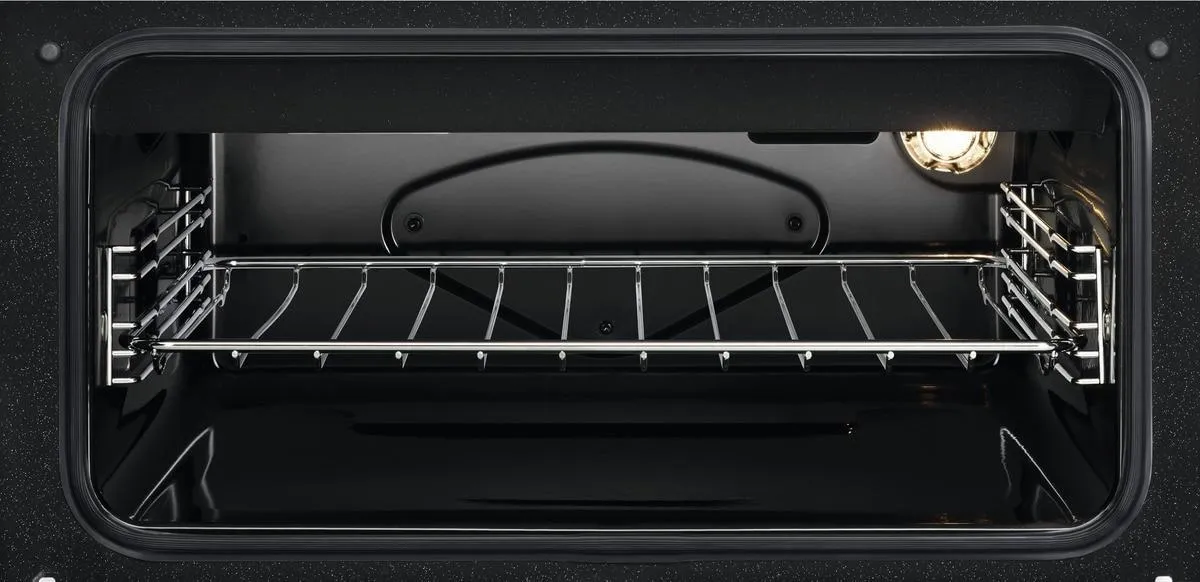 Zanussi ZCI66080BA Induction Electric Cooker with Double Oven, Black, A Rated