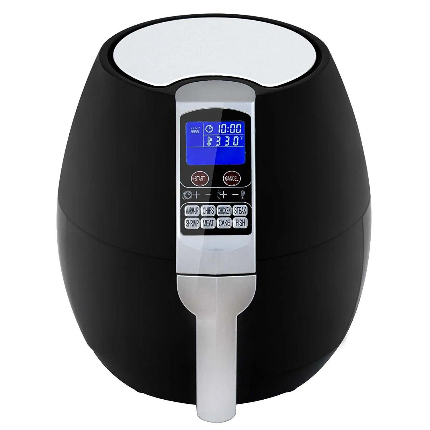 ZENY™ 3.5 L/ 3.7 QT 1500 W LCD Display Screen Electric Air Fryer Cooker w/ 8 Cooking Settings