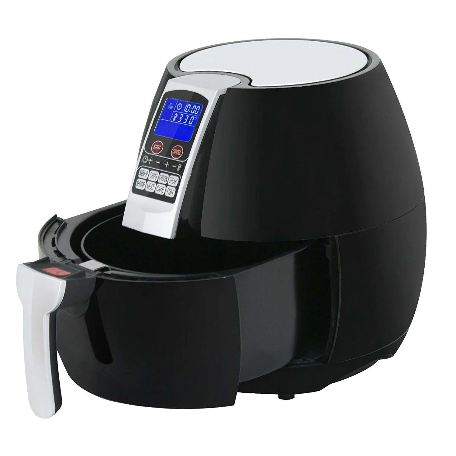 ZENY™ 3.5 L/ 3.7 QT 1500 W LCD Display Screen Electric Air Fryer Cooker w/ 8 Cooking Settings