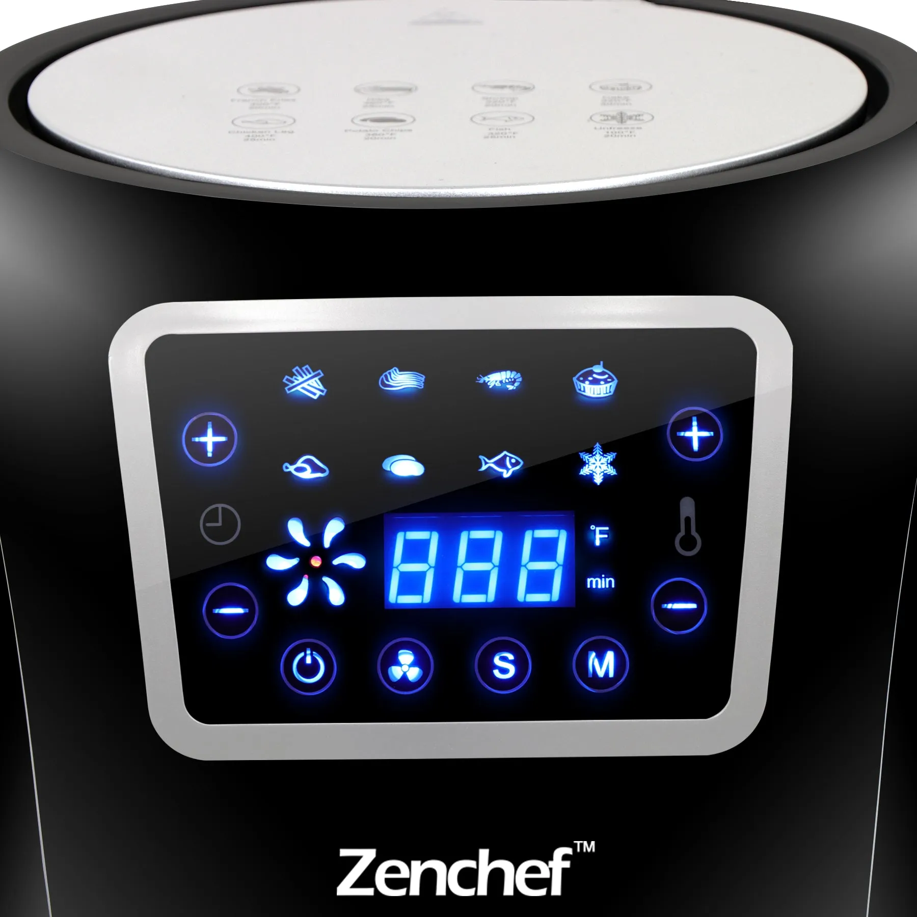 ZENY™Electric Air Fryer 1800W 5.8QT Cooking Tool For Healthy Oil Free Cooking w/Dishwasher Safe Parts  (#06)