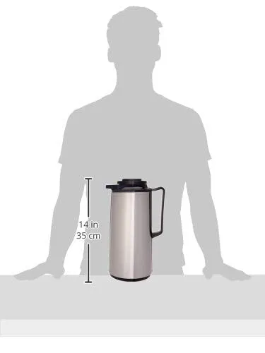 ZOJIRUSHI BHS-19SB Thermal Carafe, 1.85 Liter, Stainless Steel